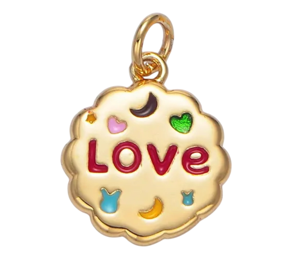 Double sided love & lucky charm