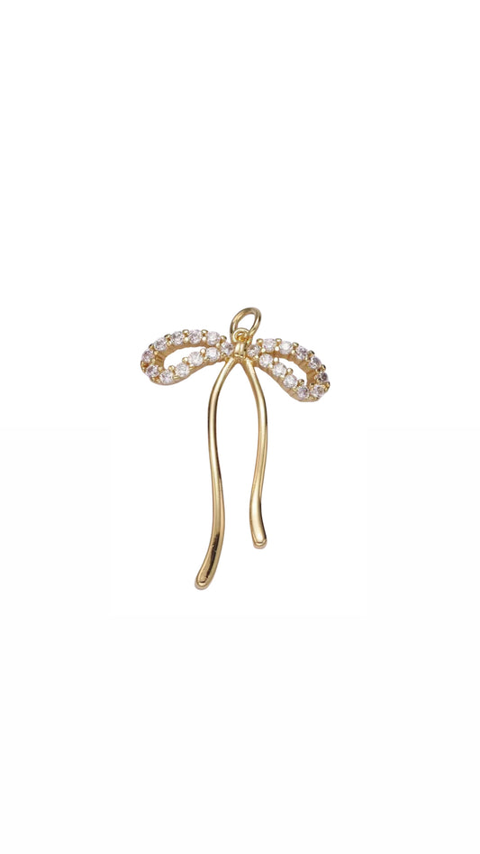 Diamond ribbon bow