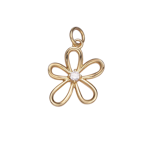Dainty Flower Charm