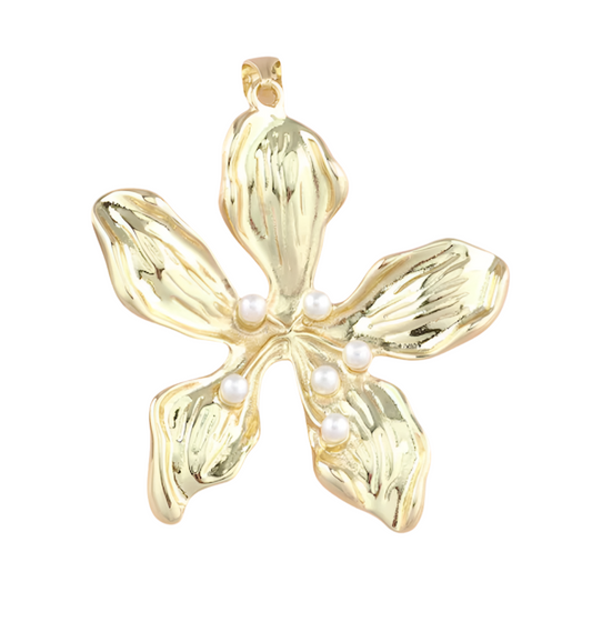 Gold pearl flower