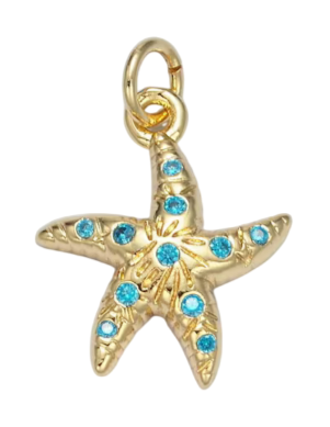 Gold starfish