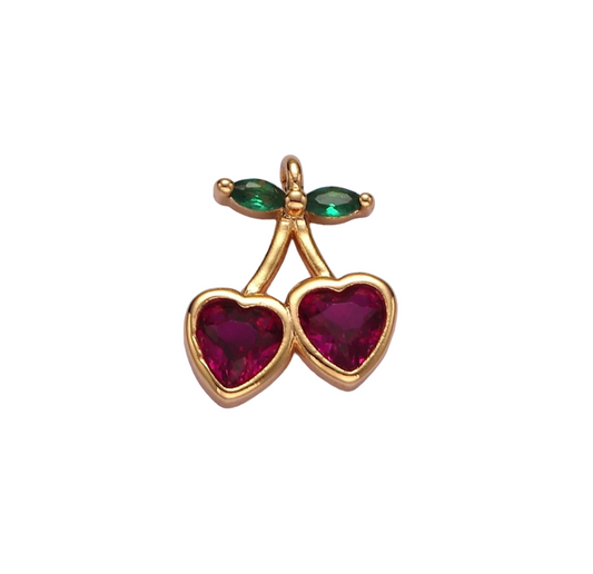 Heart Cherry Charm