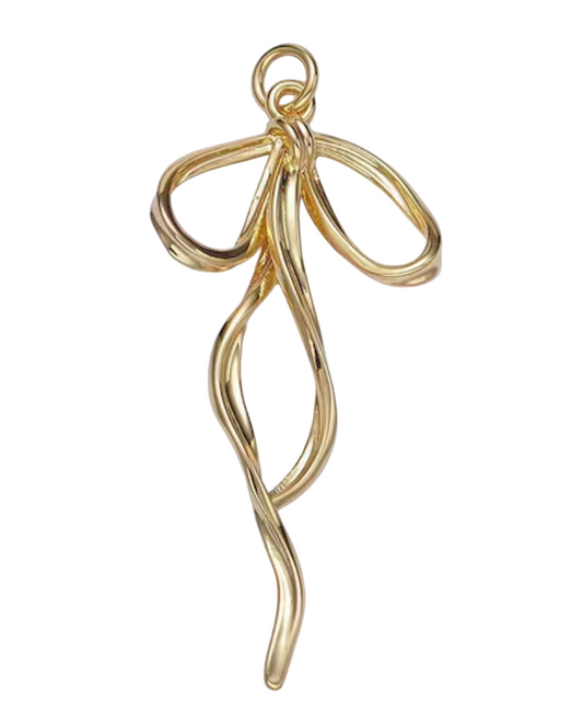 Dainty swirl bow